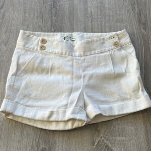 Women's Cream Shorts Banana Republic